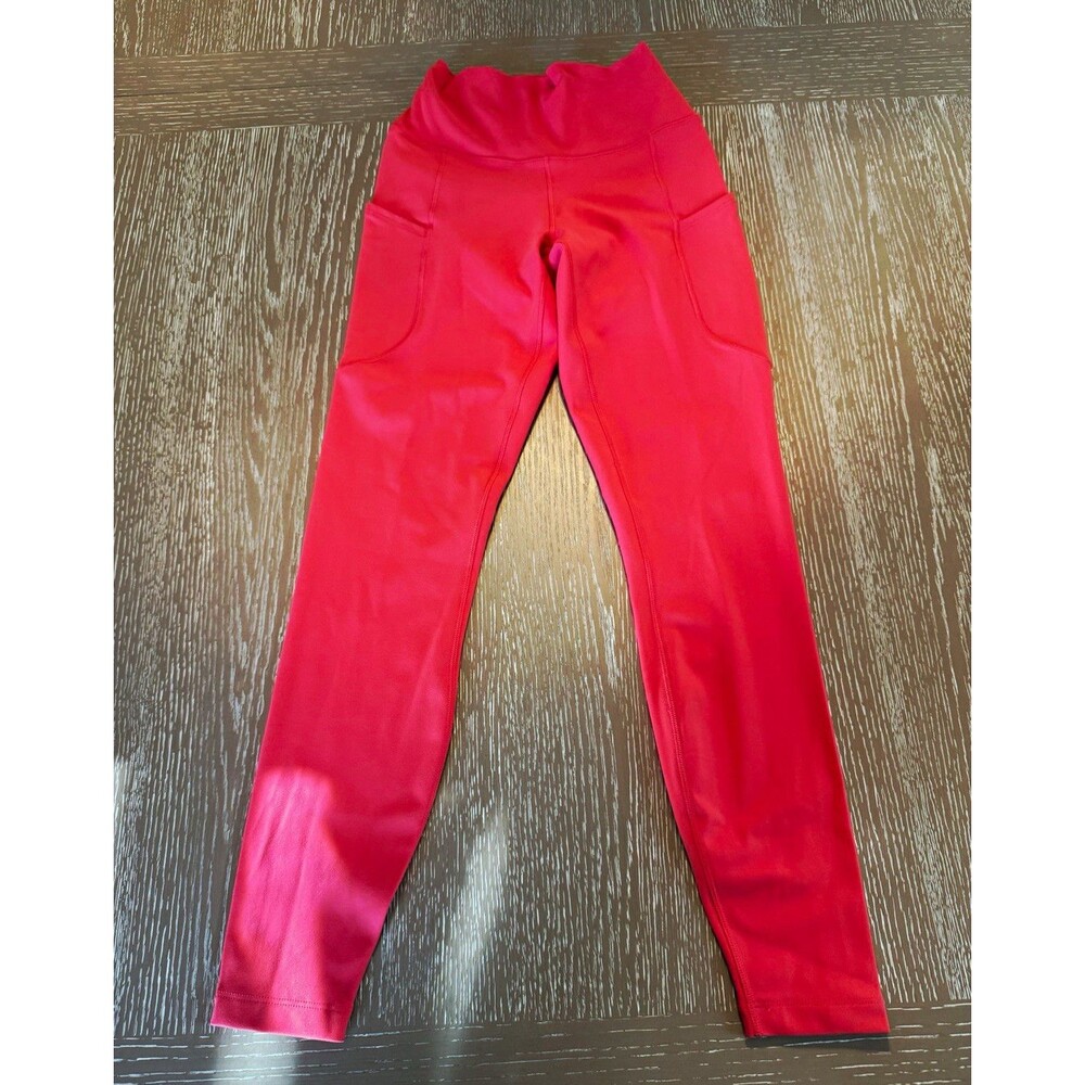 Nike One Dri-FIT Women's XS Pink High Rise Leggings 25" Inseam Pull-On